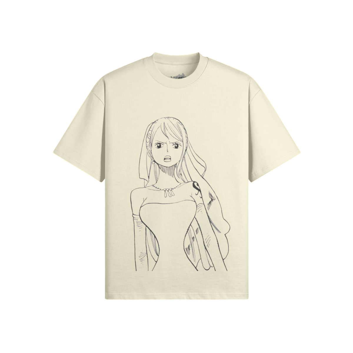 Nami Shirt by PODpartner featuring a vibrant design and comfortable fit, displayed on a neutral background.