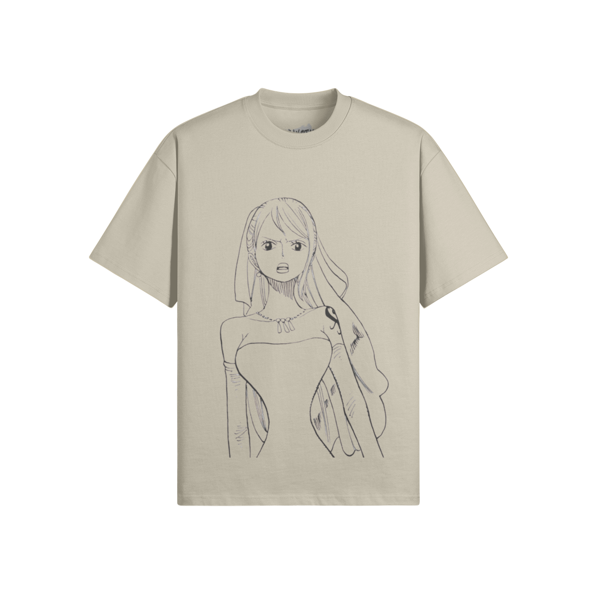 Nami Shirt by PODpartner featuring a vibrant design and a relaxed fit, displayed on a neutral background.