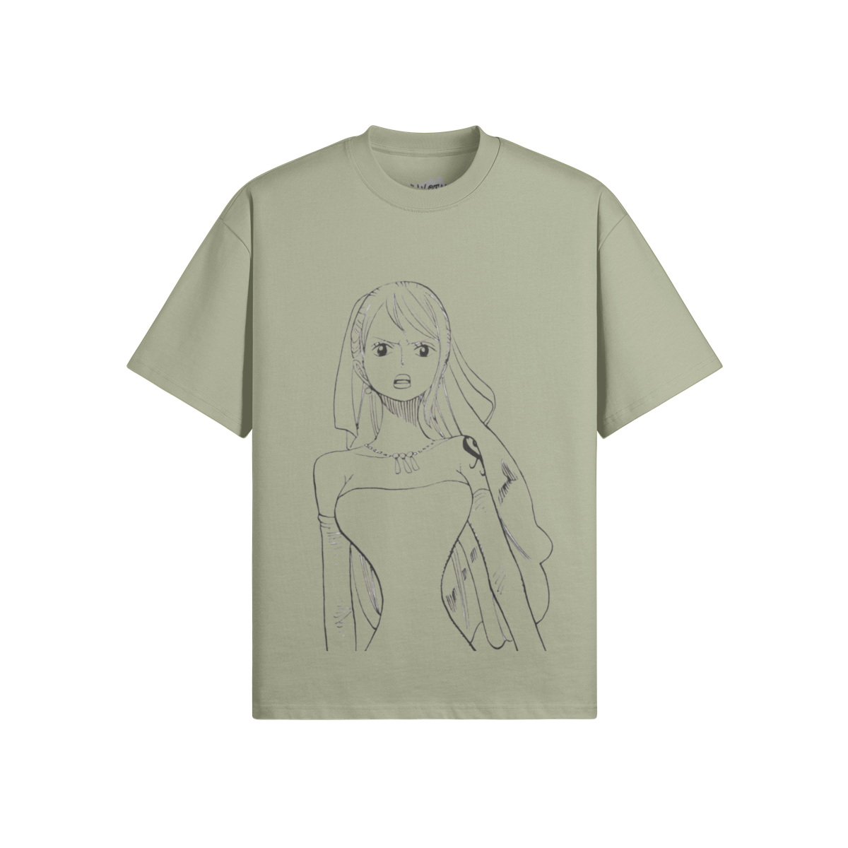 PODpartner Nami Shirt featuring a vibrant design on a casual, short-sleeve style displayed on a neutral background.