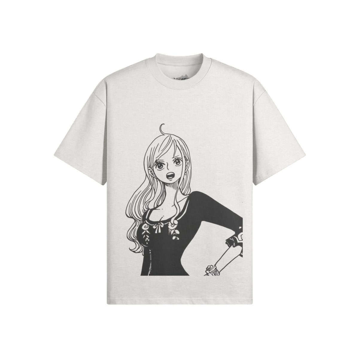 Nami Shirt by PODpartner featuring a vibrant design and a relaxed fit, displayed on a plain background.