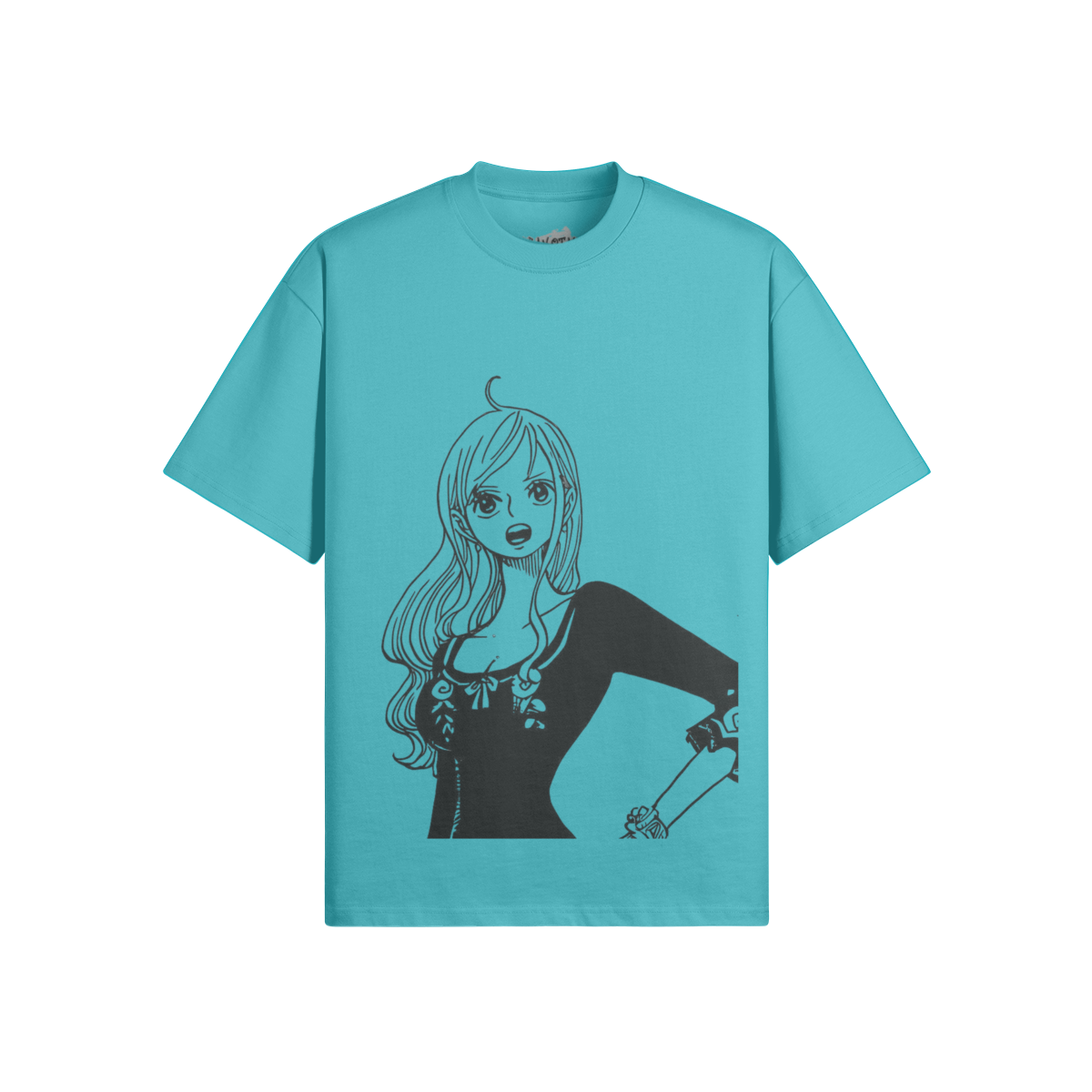 PODpartner Nami Shirt featuring a stylish design with short sleeves and a relaxed fit, shown in a vibrant color.