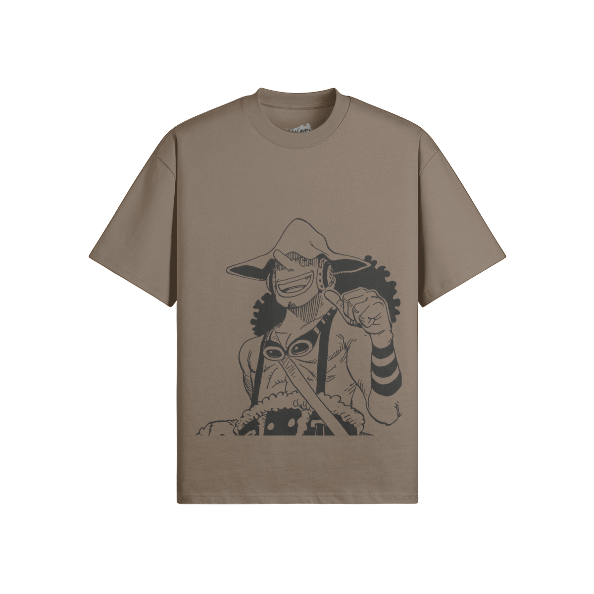 Lysop Shirt by PODpartner featuring a casual design in a vibrant color, displayed on a hanger with a neutral background.