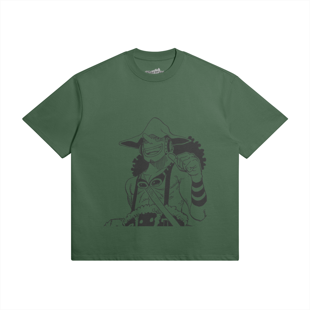 PODpartner Lysop Shirt in a casual setting, showcasing the fabric texture and vibrant color details.