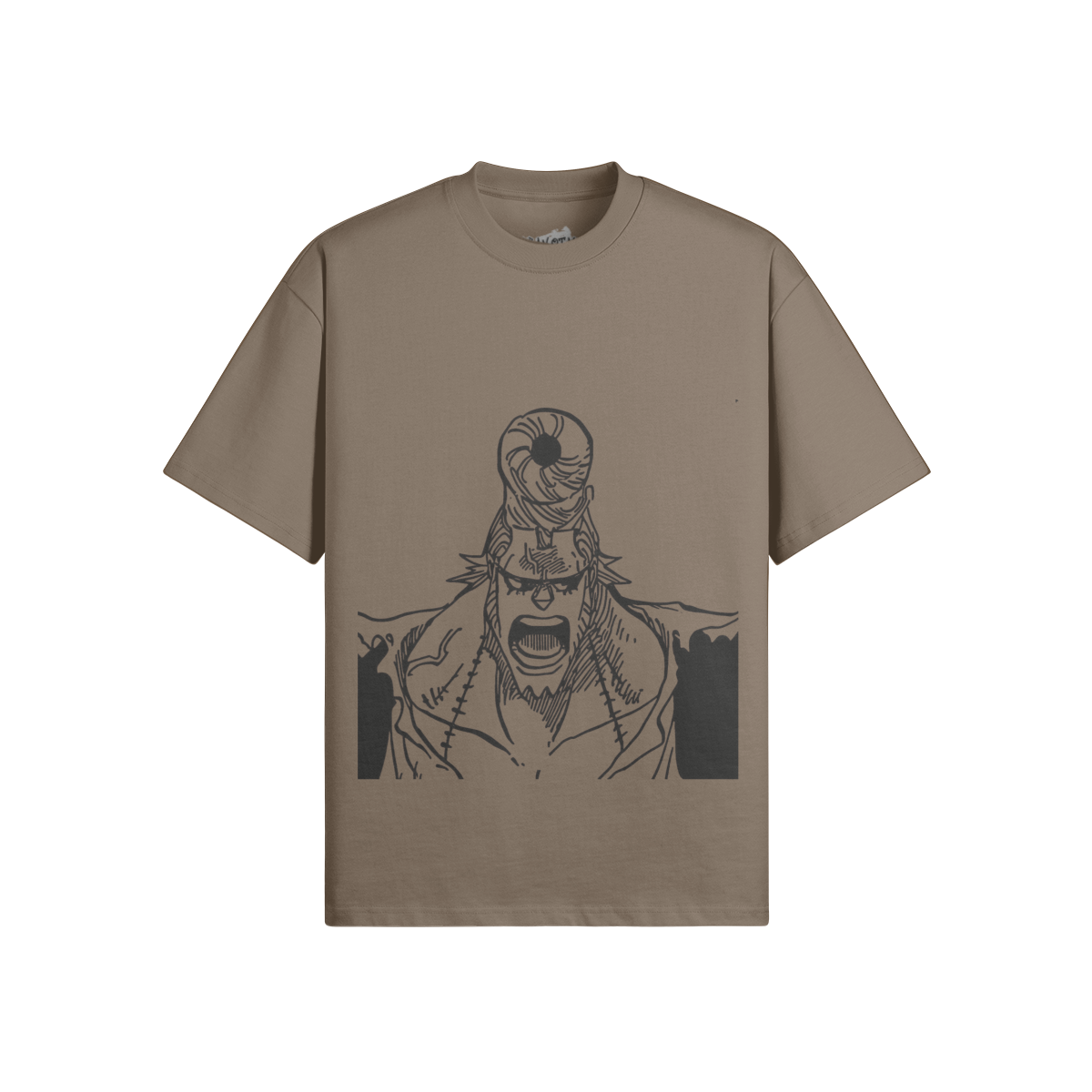 PODpartner Franky Shirt in a vibrant color with a relaxed fit displayed on a hanger against a neutral background.