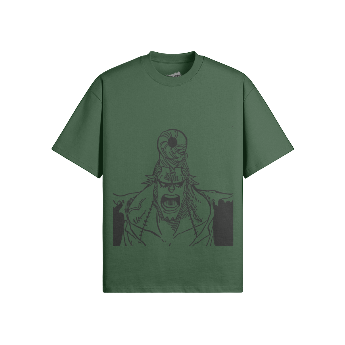 PODpartner Franky Shirt in a casual fit, featuring a stylish design and soft fabric, displayed on a wooden background.