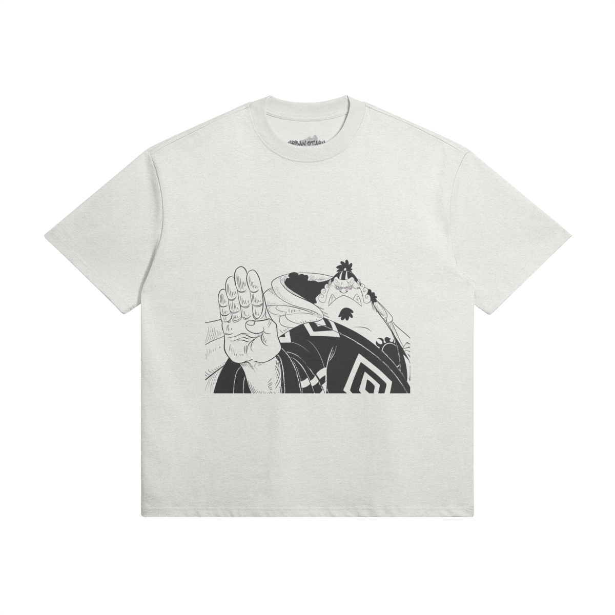 PODpartner Jinbei shirt in traditional design, featuring short sleeves and a relaxed fit, displayed on a neutral background.