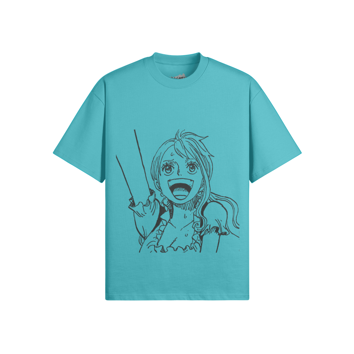 Nami Shirt by PODpartner featuring a vibrant design and a relaxed fit, displayed on a neutral background.