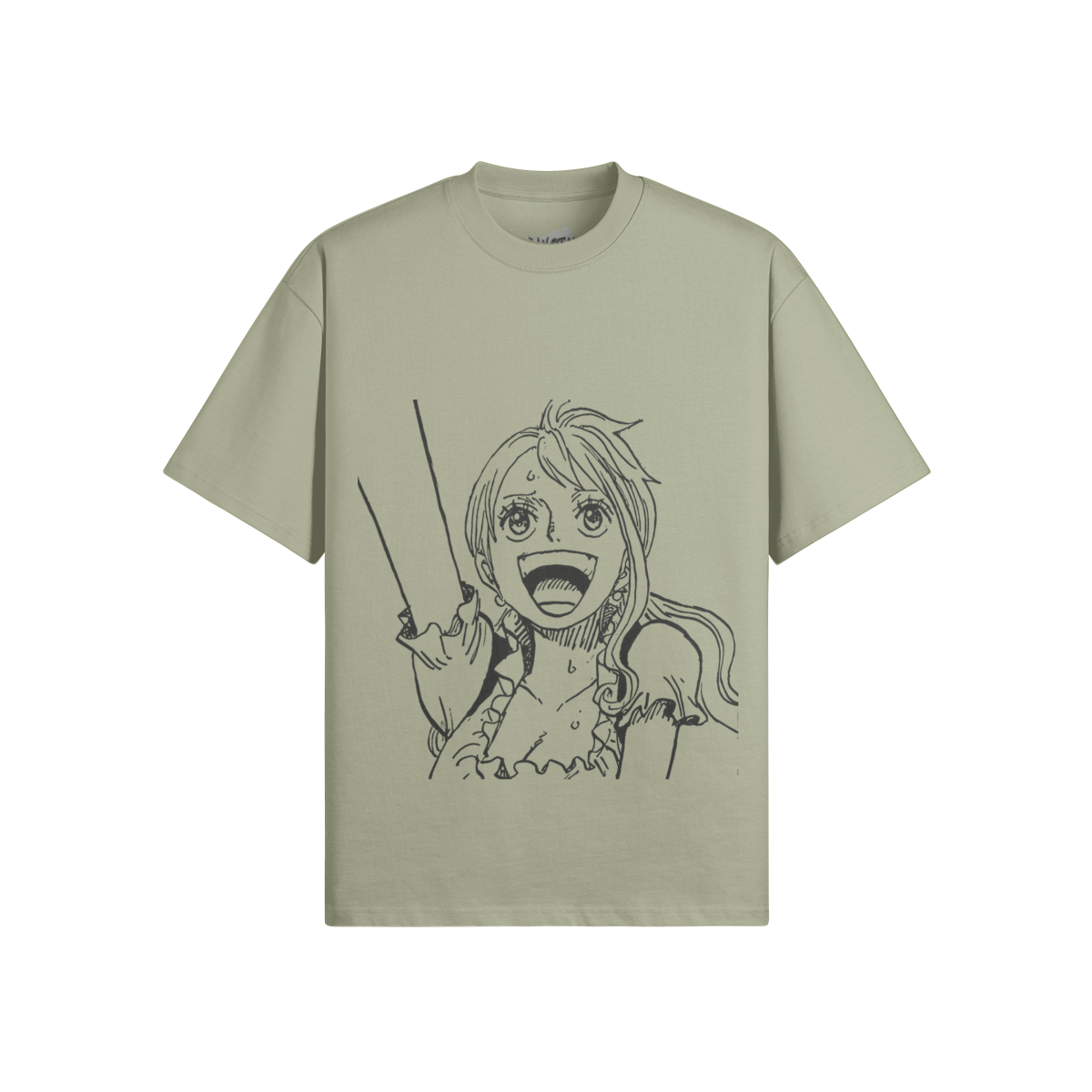 Nami Shirt by PODpartner featuring a colorful graphic design on a casual short-sleeve top.