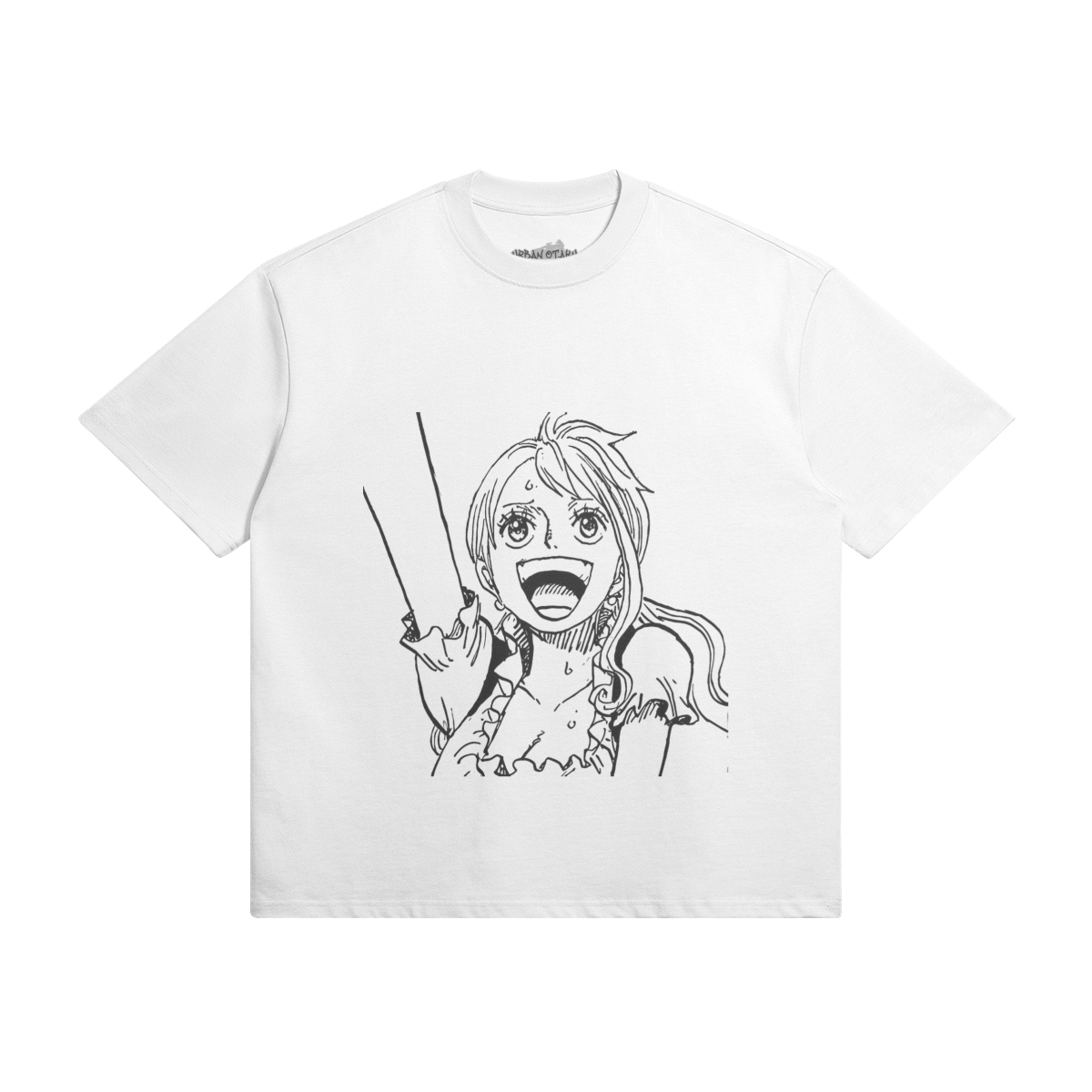 Nami Shirt by PODpartner featuring a vibrant design and a relaxed fit, displayed on a neutral background.