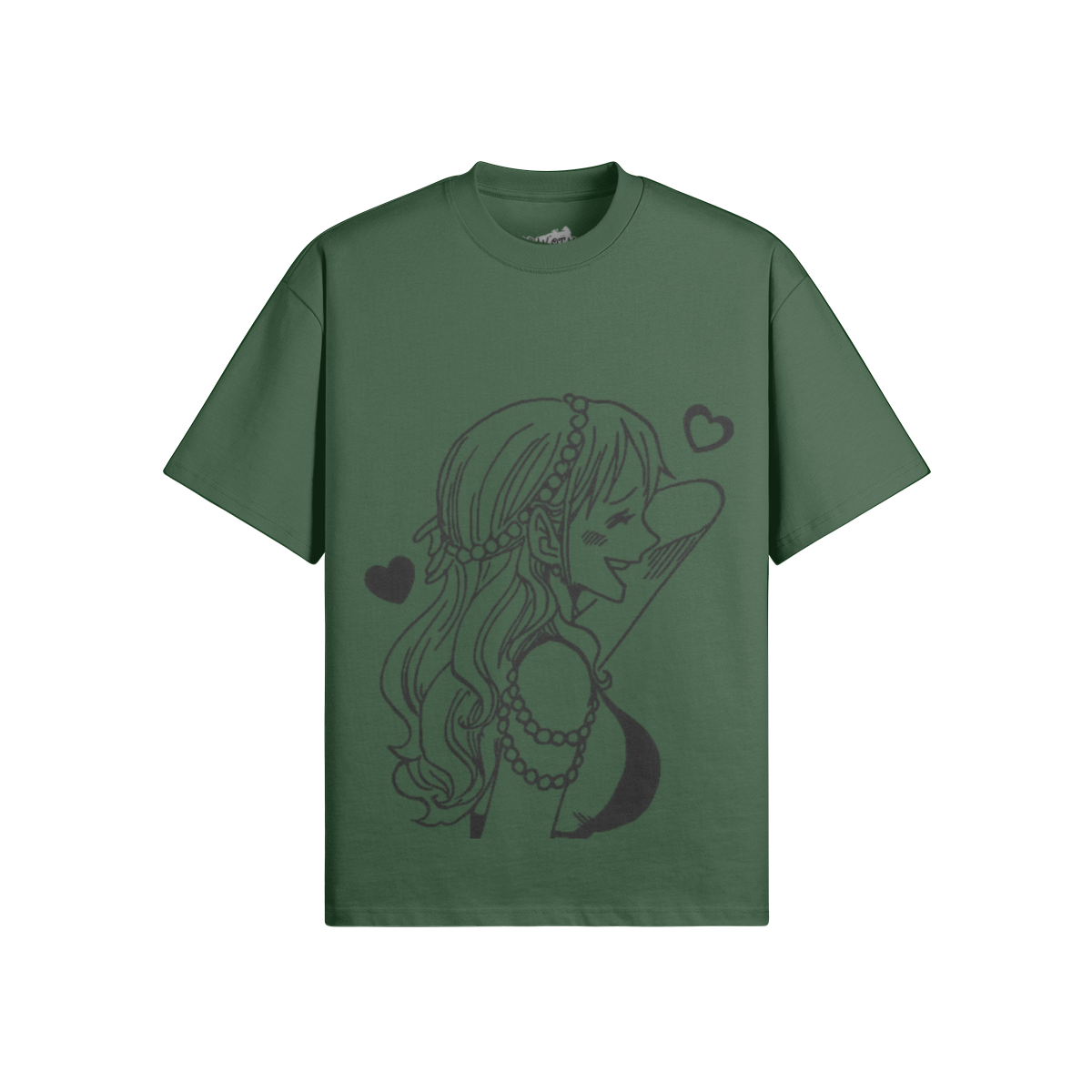 PODpartner Nami Shirt in a stylish design featuring vibrant colors and a comfortable fit, displayed on a flat surface.