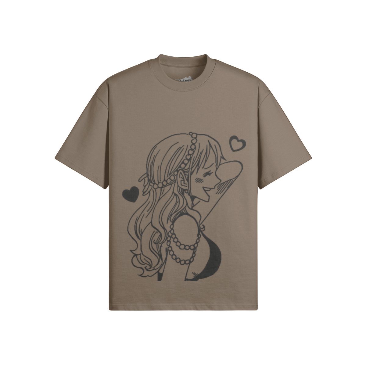 Men's Nami Shirt by PODpartner featuring a relaxed fit and vibrant design on a light background.