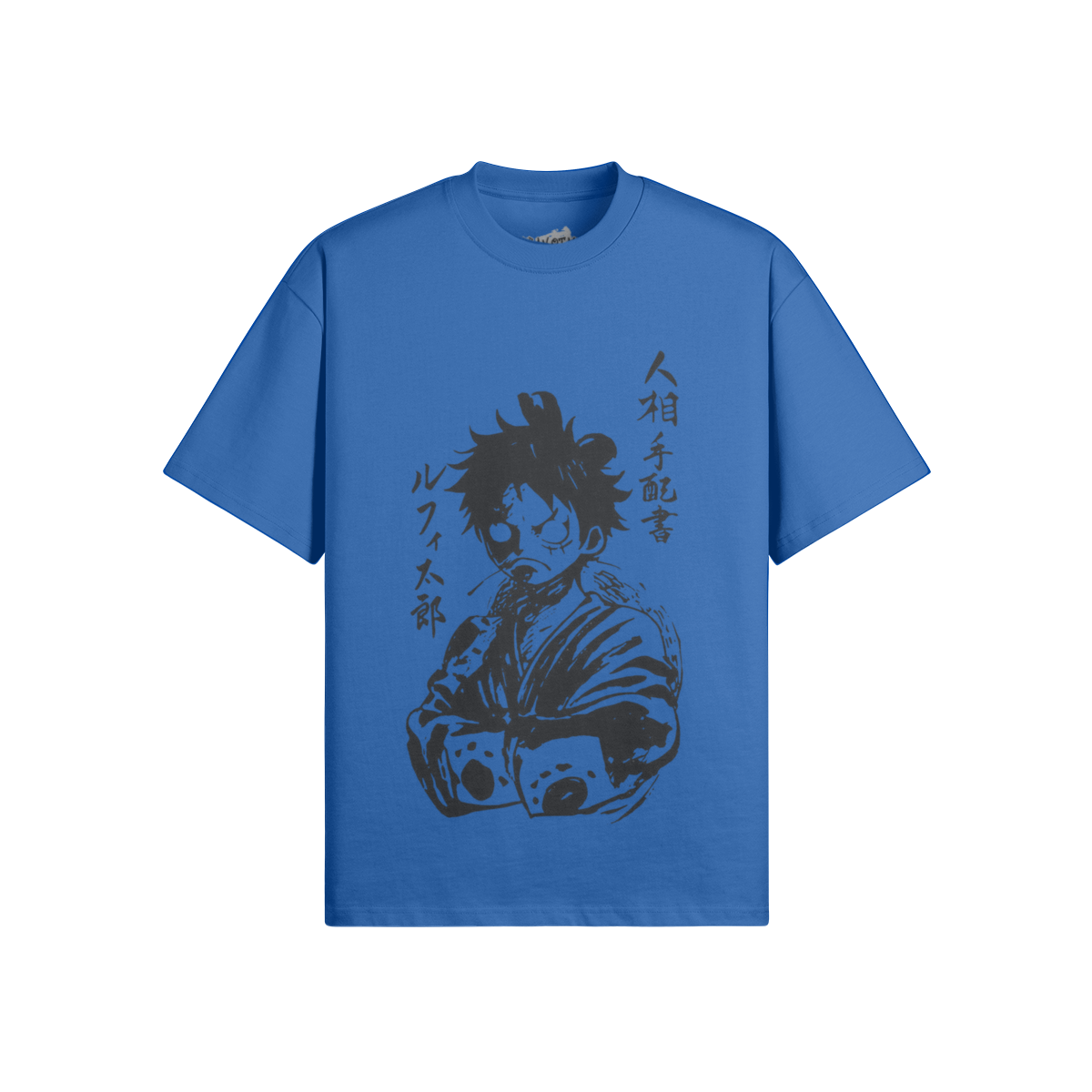 Monkey D. Ruffy shirt by PODpartner featuring a vibrant design and comfortable fit for fans of the anime.