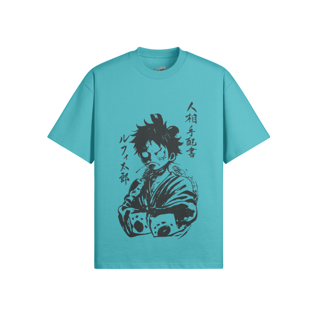 Monkey D. Ruffy shirt by PODpartner featuring a colorful graphic design and comfortable fit for fans of the anime.
