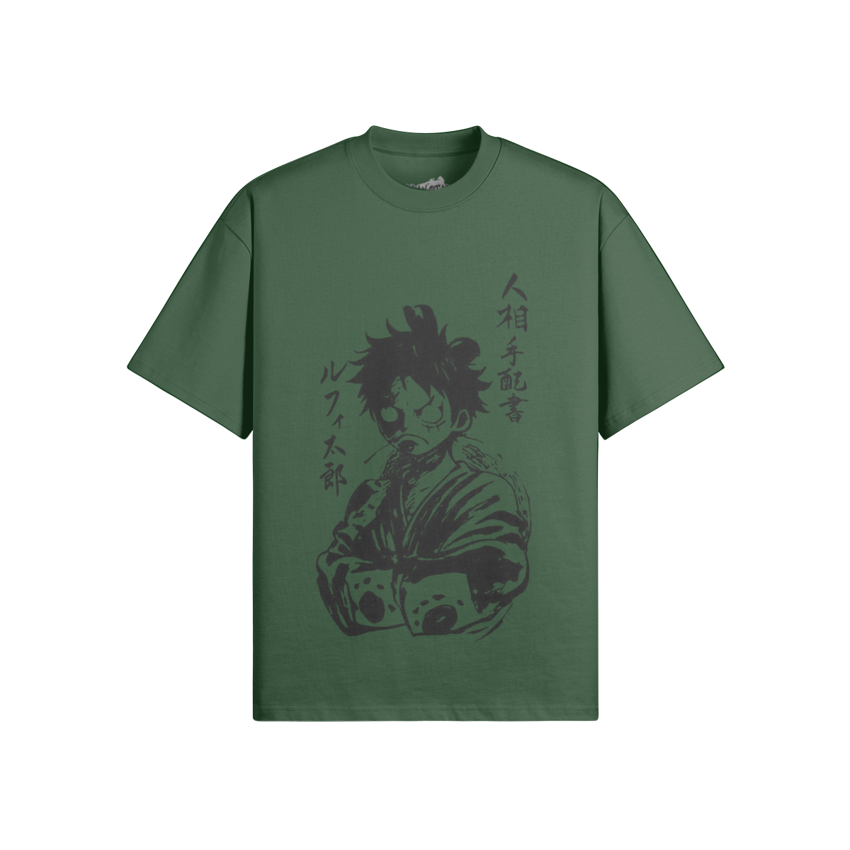 Monkey D. Ruffy shirt by PODpartner featuring colorful graphics and a comfortable fit for fans of the anime series.