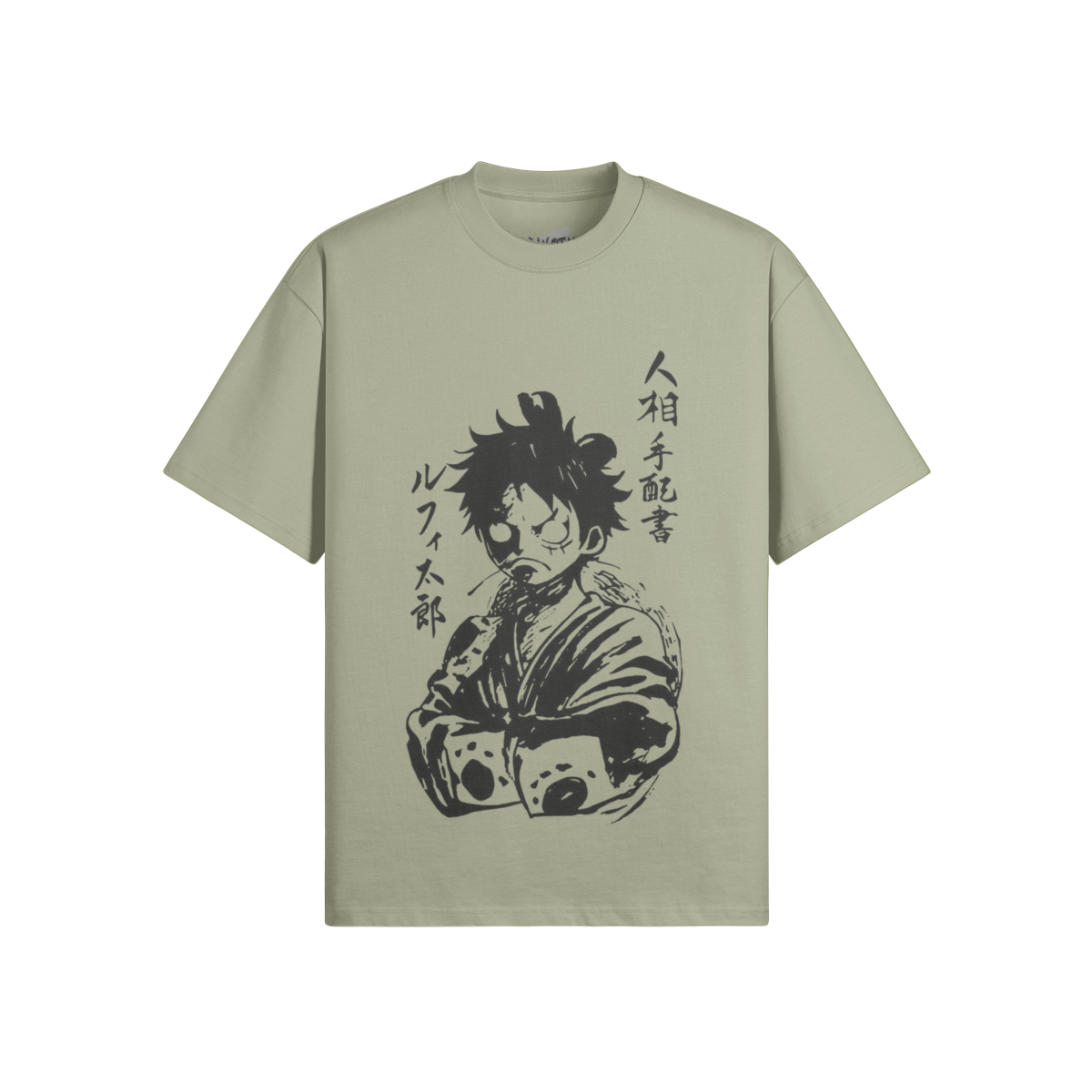 Monkey D. Ruffy shirt by PODpartner featuring vibrant colors and graphic design of the popular anime character.
