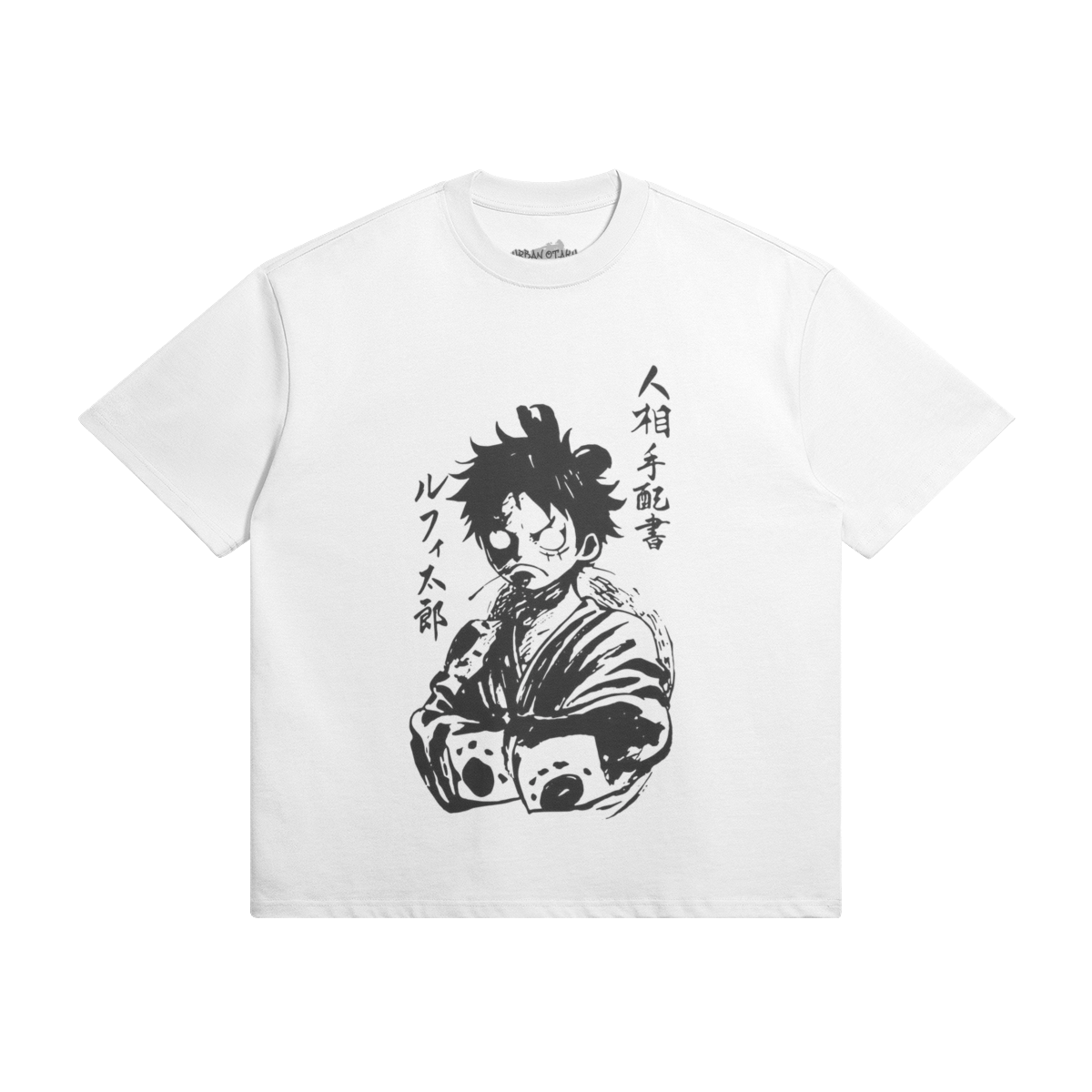 Monkey D. Ruffy shirt by PODpartner featuring a vibrant design and character graphics on a stylish fabric.