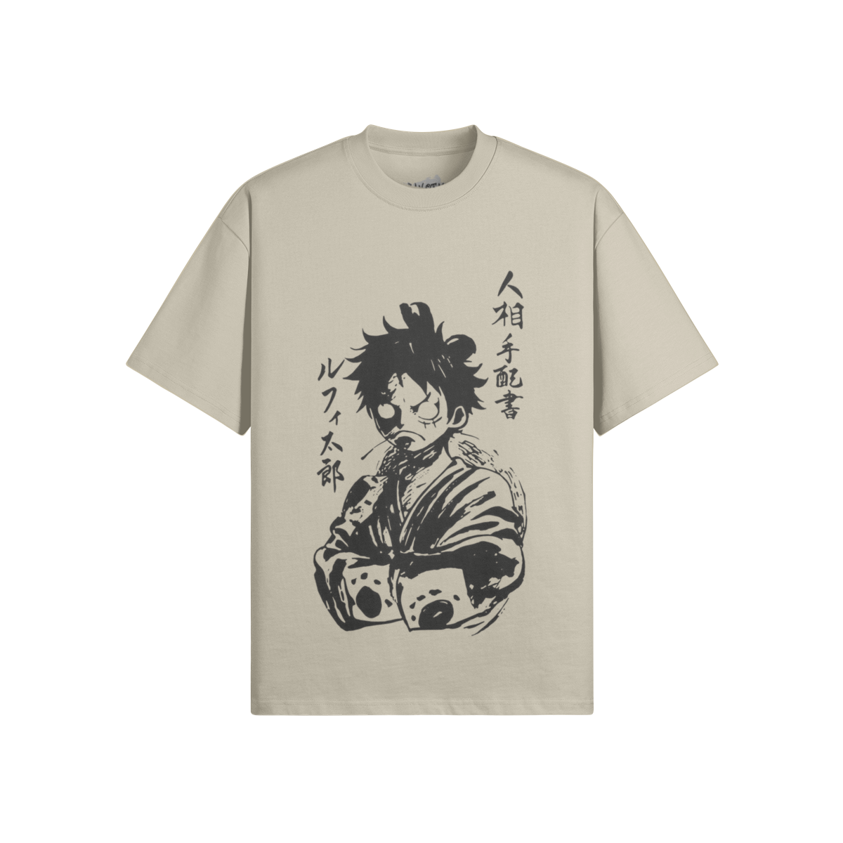 Monkey D. Ruffy shirt by PODpartner featuring vibrant graphics and comfortable fabric, perfect for anime fans.