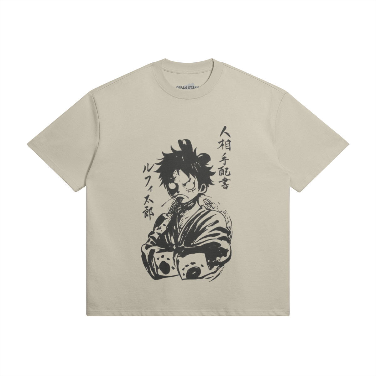 Monkey D. Ruffy shirt by PODpartner featuring a vibrant graphic design and comfortable fit for fans of the anime series.
