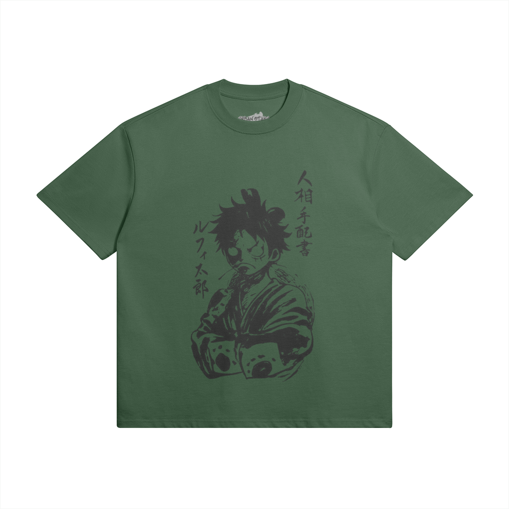 Monkey D. Ruffy shirt by PODpartner featuring vibrant graphics and comfortable fit, perfect for anime fans.