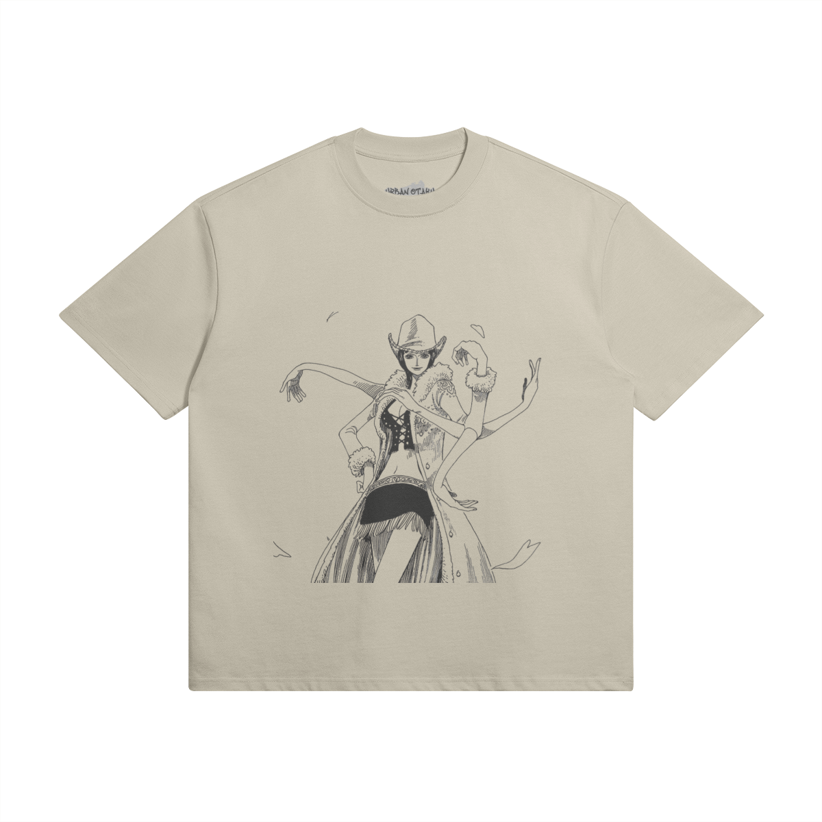 Nico Robin shirt by PODpartner featuring a vibrant design with her iconic character art on a soft fabric.