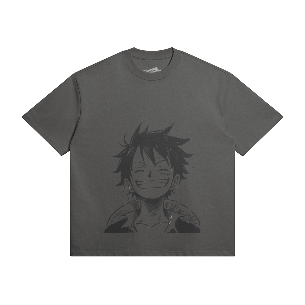 Monkey D. Ruffy shirt by PODpartner featuring vibrant graphic design and comfortable fit for fans of anime.