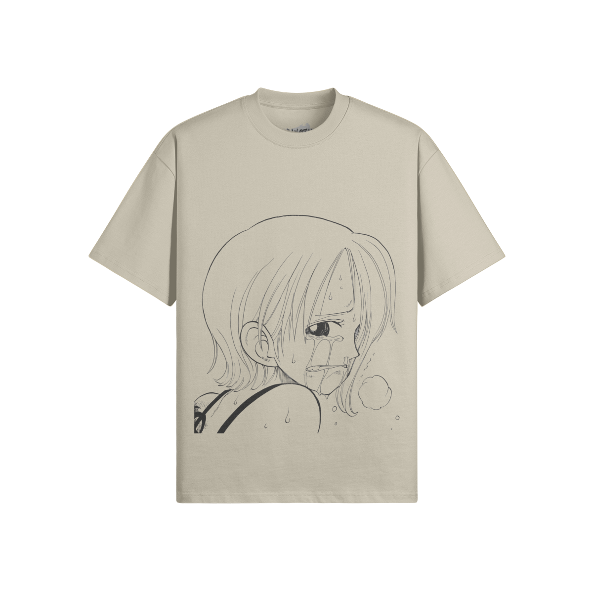 Nami Shirt by PODpartner featuring a vibrant design and soft fabric, displayed on a hanger against a neutral background.