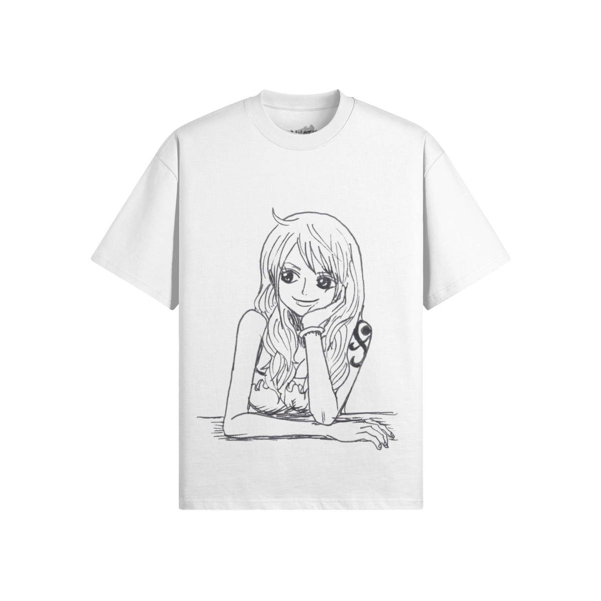 Nami Shirt by PODpartner featuring a vibrant design and relaxed fit, displayed on a neutral background.