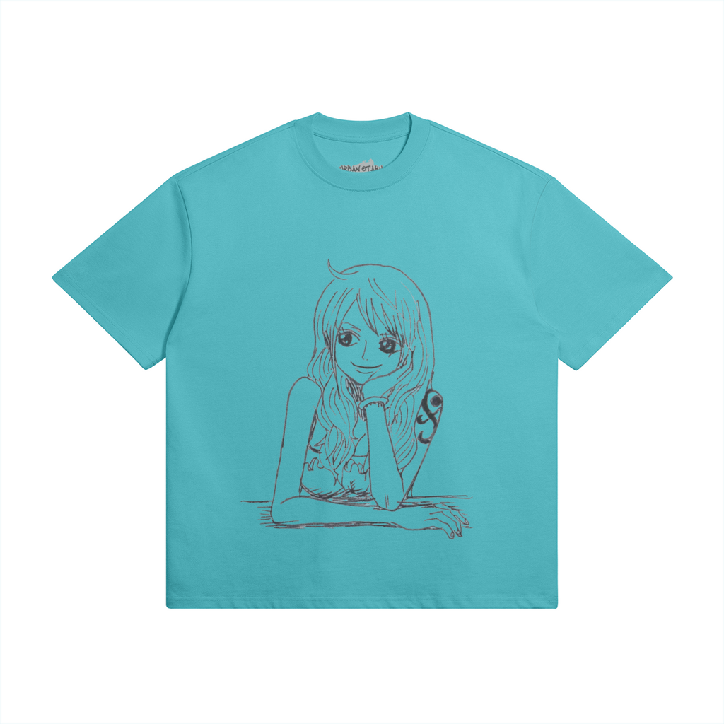 Nami Shirt by PODpartner featuring a colorful graphic design on a lightweight fabric in a casual style.