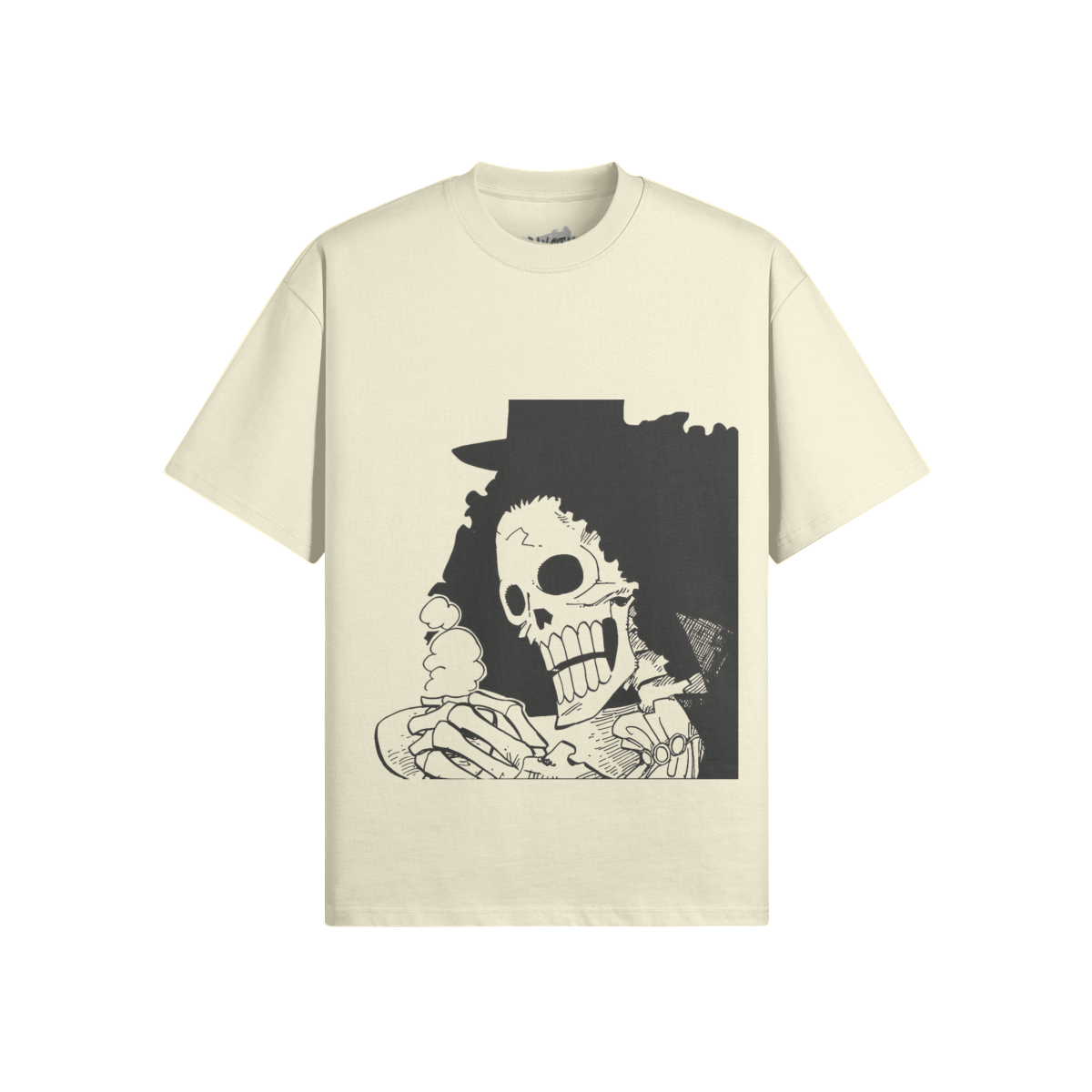 Grafisches Soul King Brook T-Shirt von PODpartner, zeigt ein farbenfrohes Design auf schwarzem Stoff.