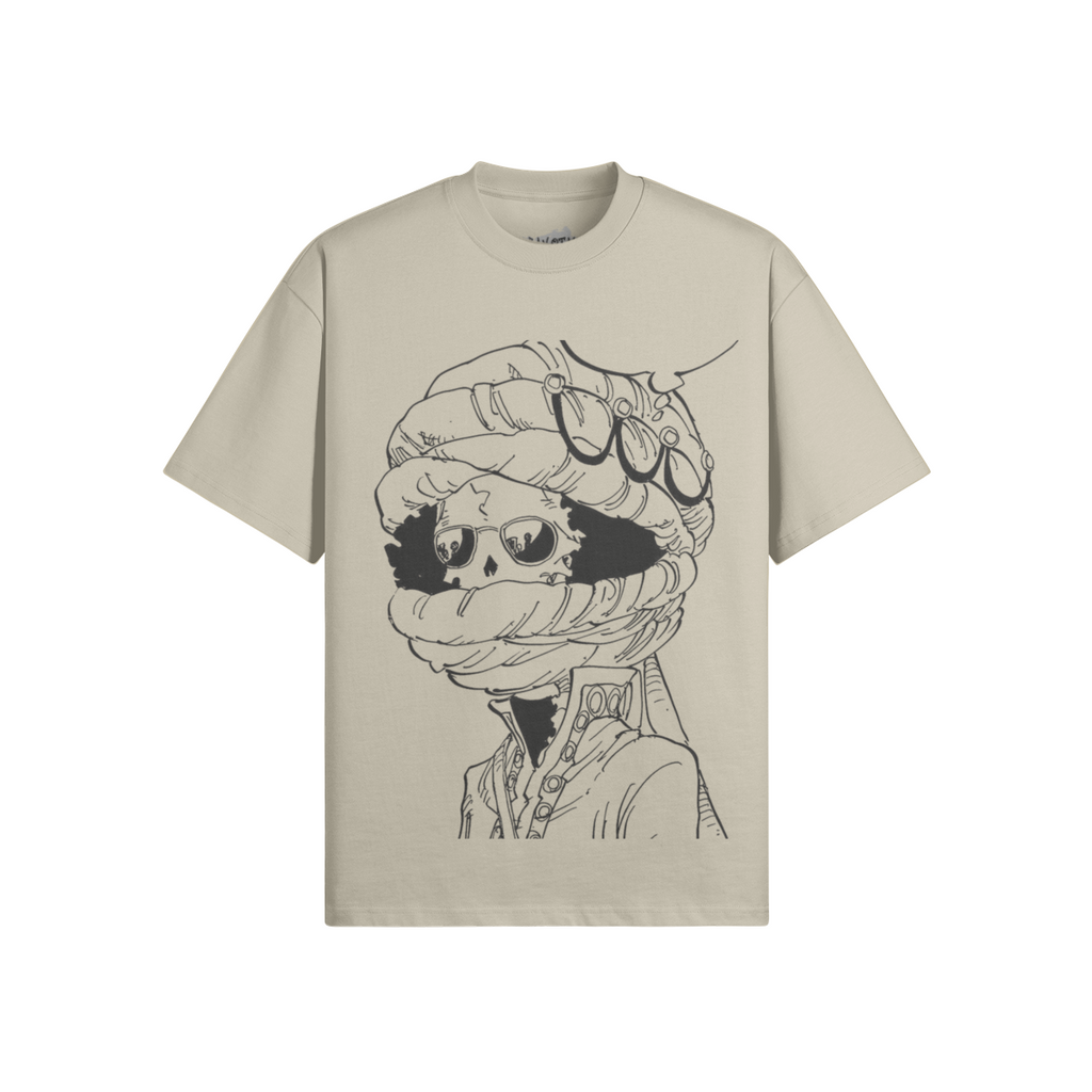 Grafisches Soul King Brook T-Shirt von PODpartner, zeigt ein detailliertes Design auf hellem Stoff.