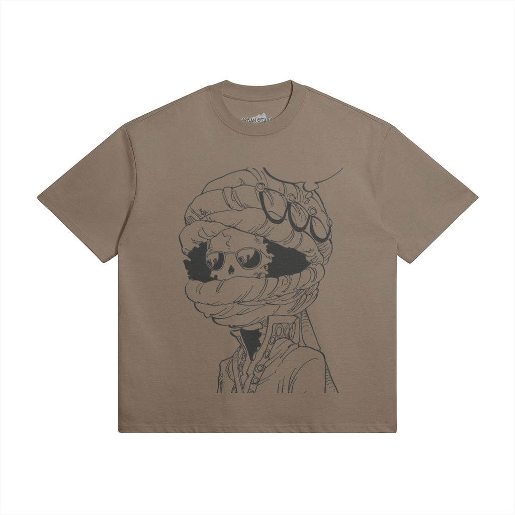 Grafisches Soul King Brook T-Shirt von PODpartner, schwarzes Baumwollshirt mit auffällig gestaltetem Druck.