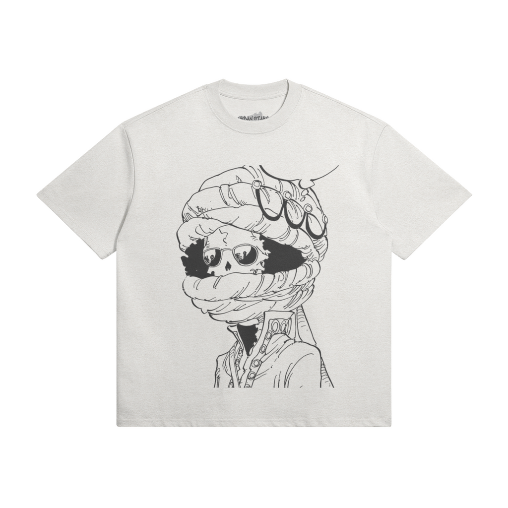 Grafisches Soul King Brook T-Shirt von PODpartner, weiches Baumwollmaterial, schwarzes Design mit bunten Druckdetails.