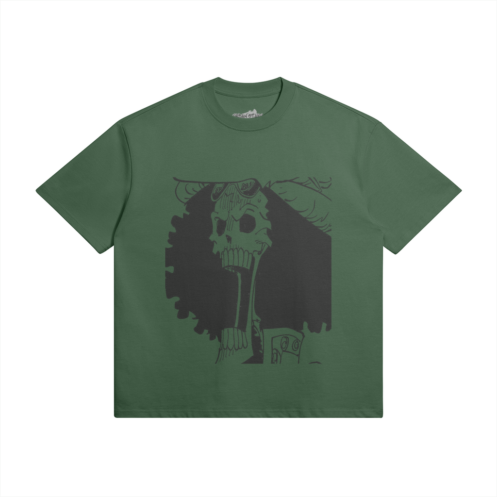 Soul King Brook Graphie Shirt von PODpartner, grüne Graphik-T-Shirt mit Druck, frontal sichtbar, bequemes Casual-Design