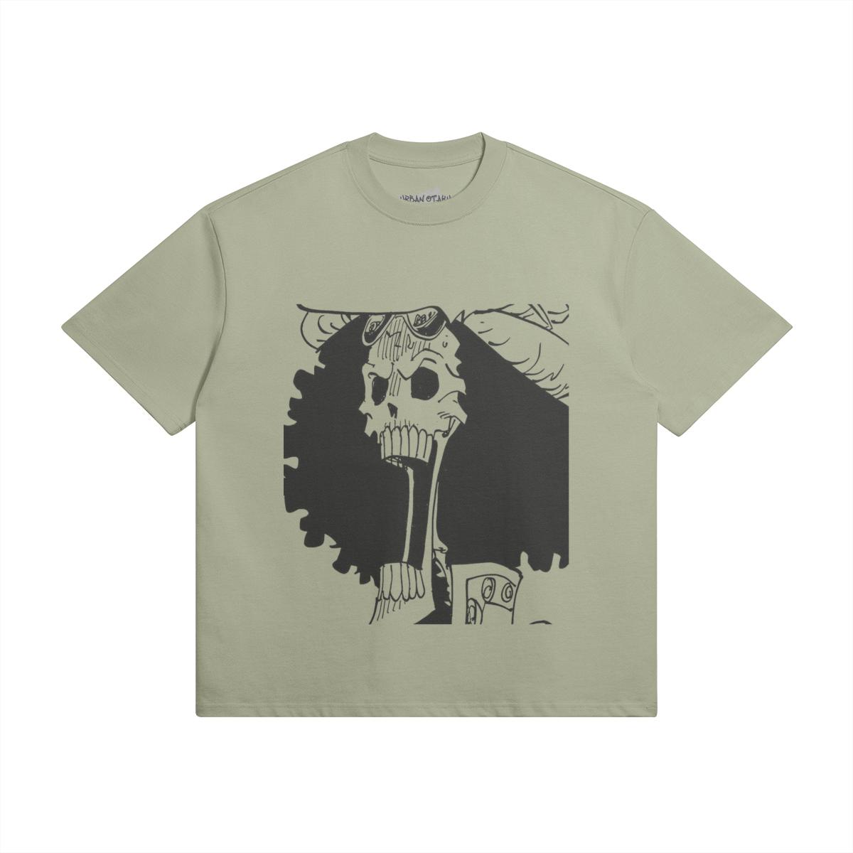 Damen T-Shirt Soul King Brook Graphie von PODpartner mit grafischem Druck in Schwarz auf weißem Hintergrund