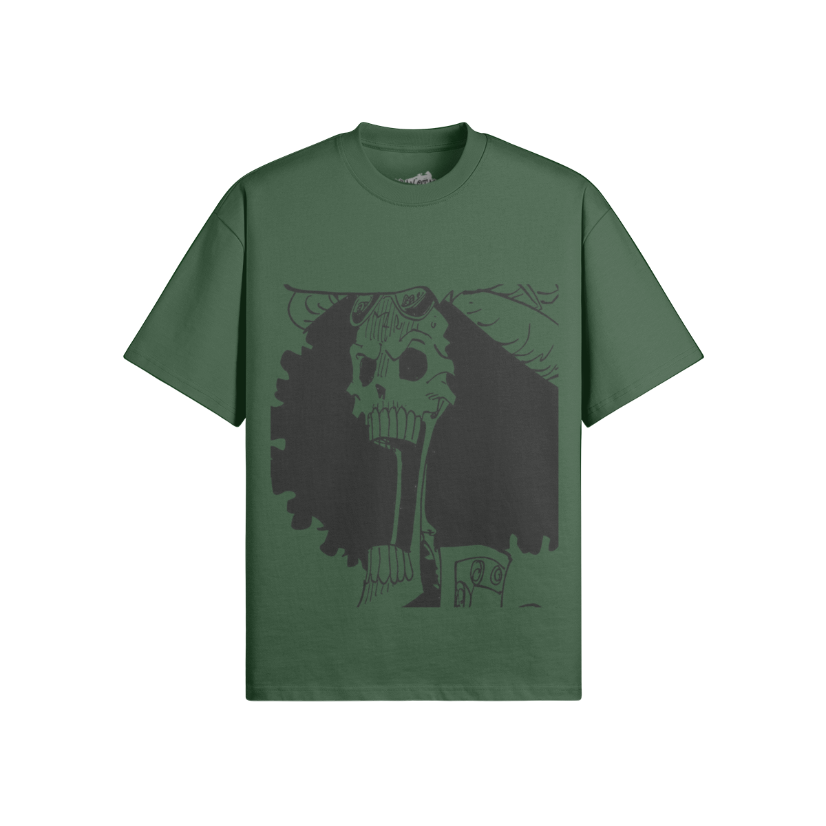 Damen T-Shirt Soul King Brook Graphie von PODpartner mit grafischem Print auf weißem Stoff