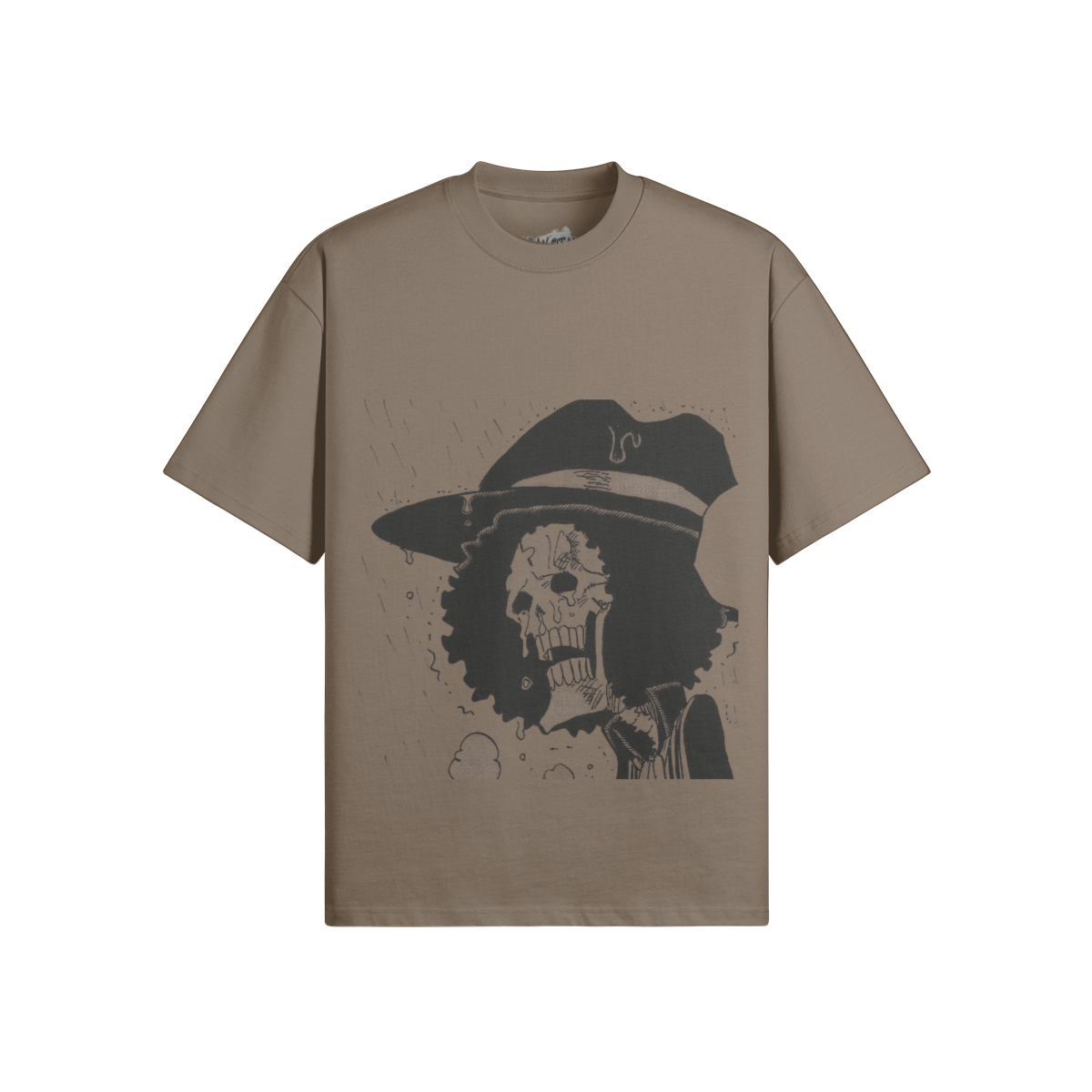 Grafisches Soul King Brook T-Shirt von PODpartner, zeigt ein farbenfrohes Design mit Musik- und Künstlermotiv.