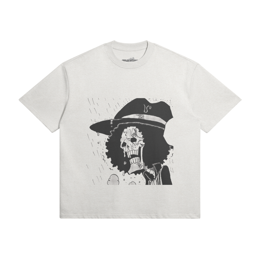 Grafisches Soul King Brook T-Shirt von PODpartner, braune Stofffarbe, mit künstlerischem Druck, bequemes Herren T-Shirt.