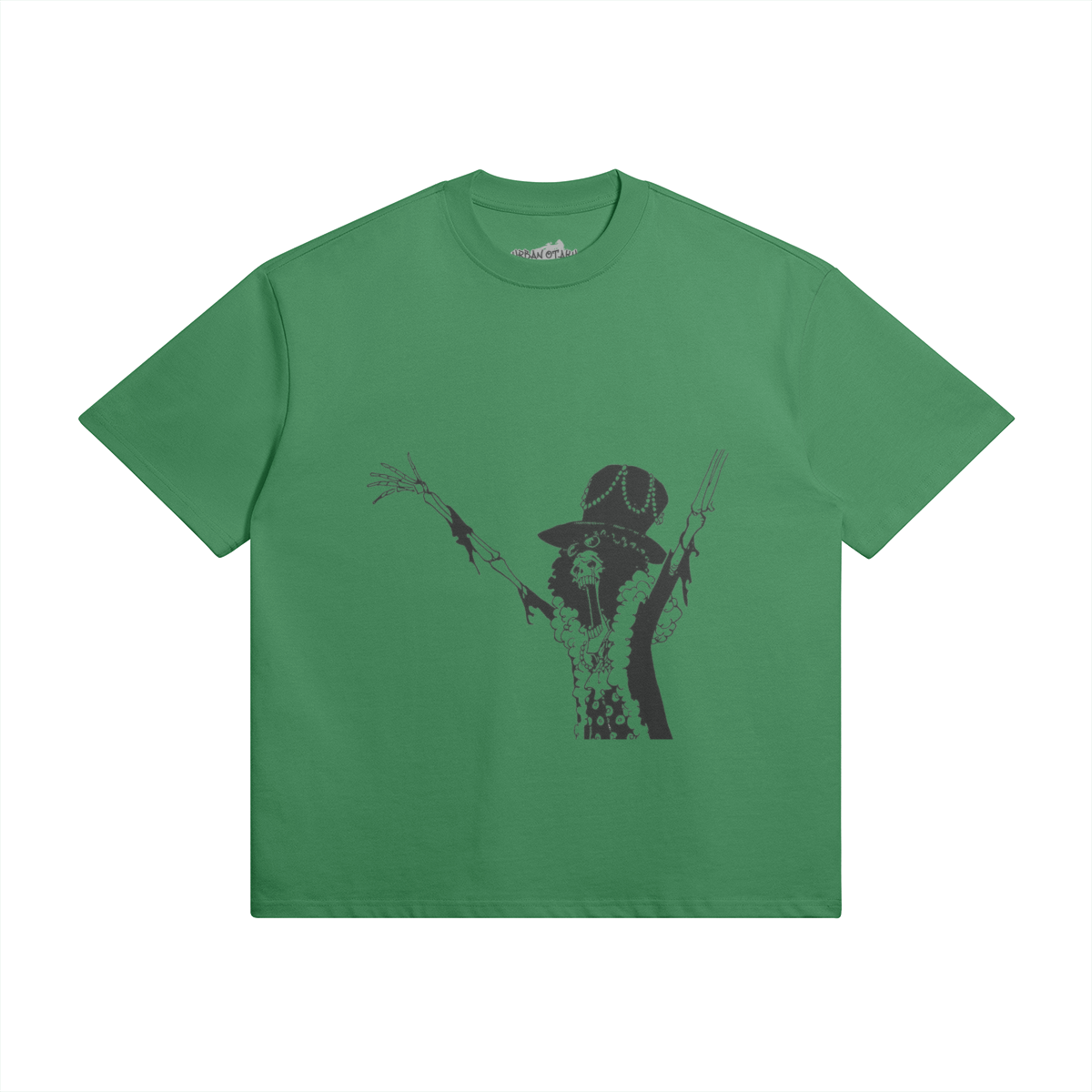 Grafisches Shirt von PODpartner mit Soul King Brook Design, zeigt ein buntes, künstlerisches Druckmuster auf Baumwoll-T-Shirt.