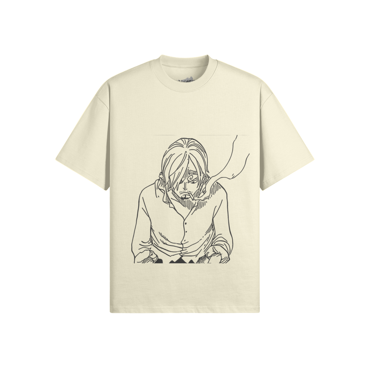 Vinsmoke Sanji Graphic Shirt von PODpartner, schwarze T-Shirt mit Sanji-Print, bequemes Casual-Design, für Fans von One Piece