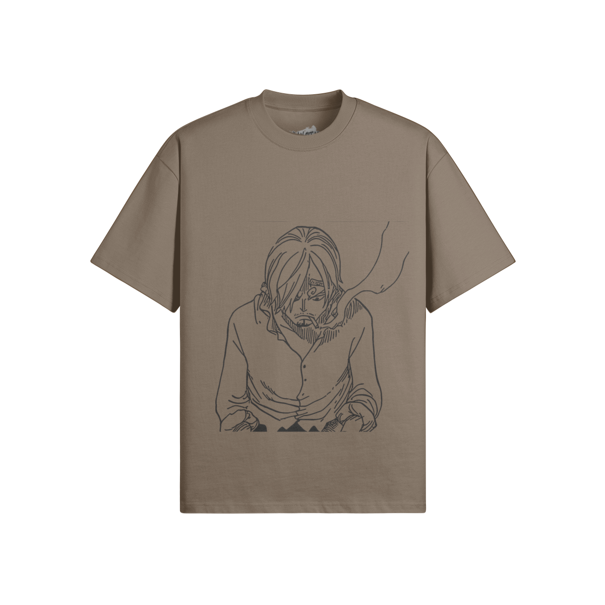 Vinsmoke Sanji Grafik Shirt von PODpartner, schwarze T-Shirt mit Sanji-Illustration aus One Piece, casual Mode für Fans
