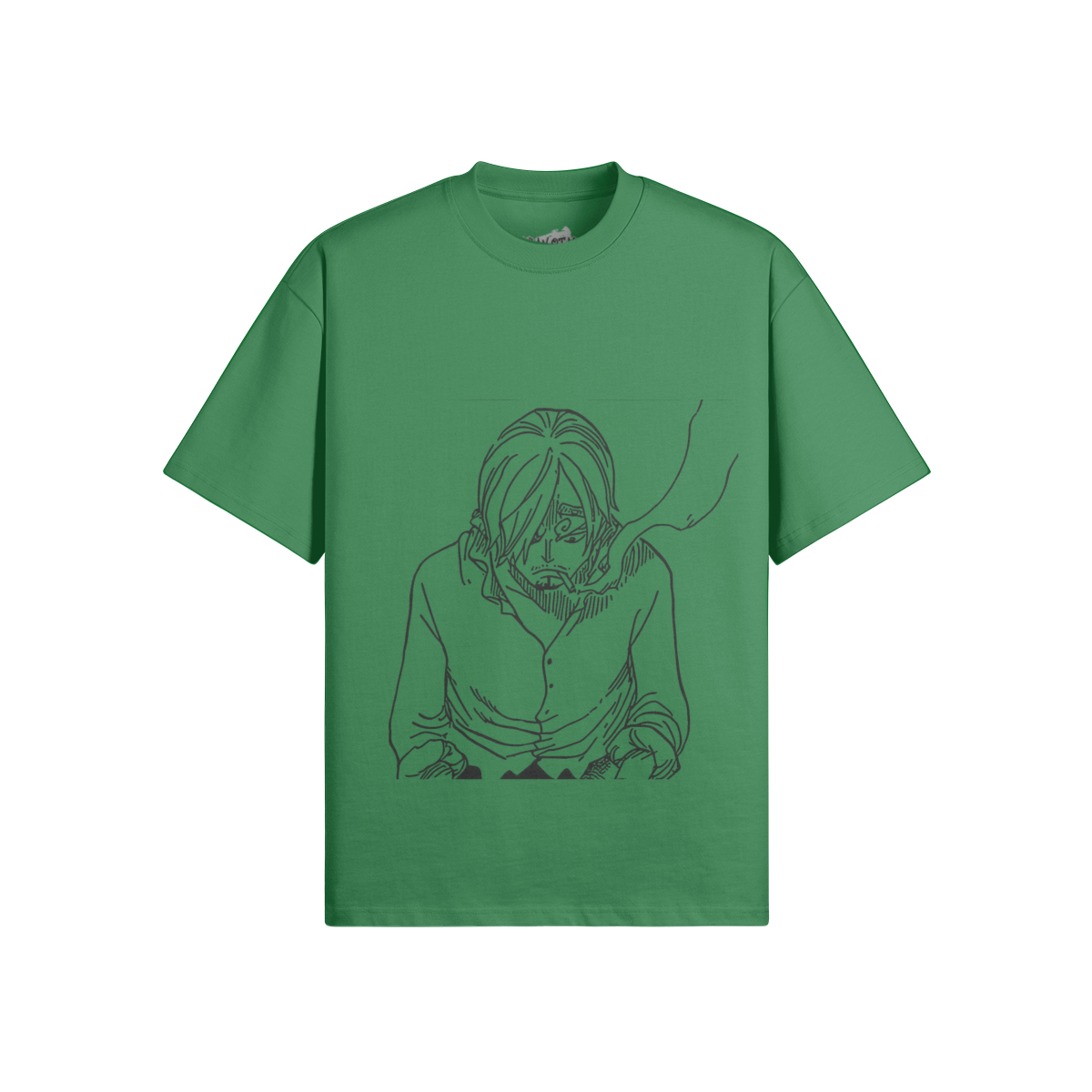 Vinsmoke Sanji Grafikshirt von PODpartner, schwarzes T-Shirt mit Sanji-Design, bequem und stilvoll für One Piece Fans