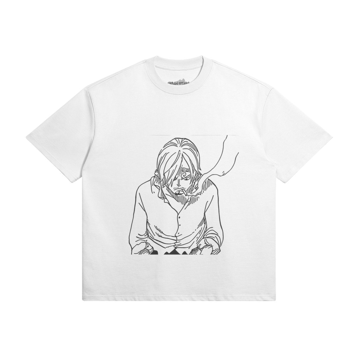 Vinsmoke Sanji Graphic Shirt von PODpartner, schwarze T-Shirt mit Sanji-Print, detailliertes Anime-Design, casual und stylisch