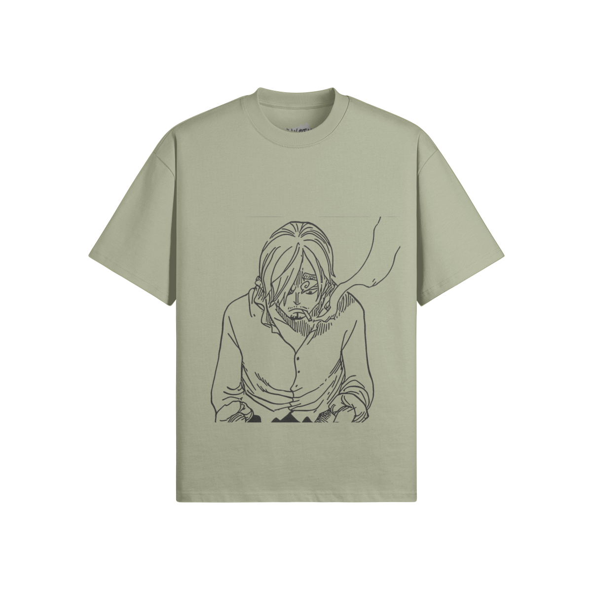 Vinsmoke Sanji Grafikshirt von PODpartner, schwarzes T-Shirt mit Sanji-Design, hochwertige Baumwolle, bequem und stylisch