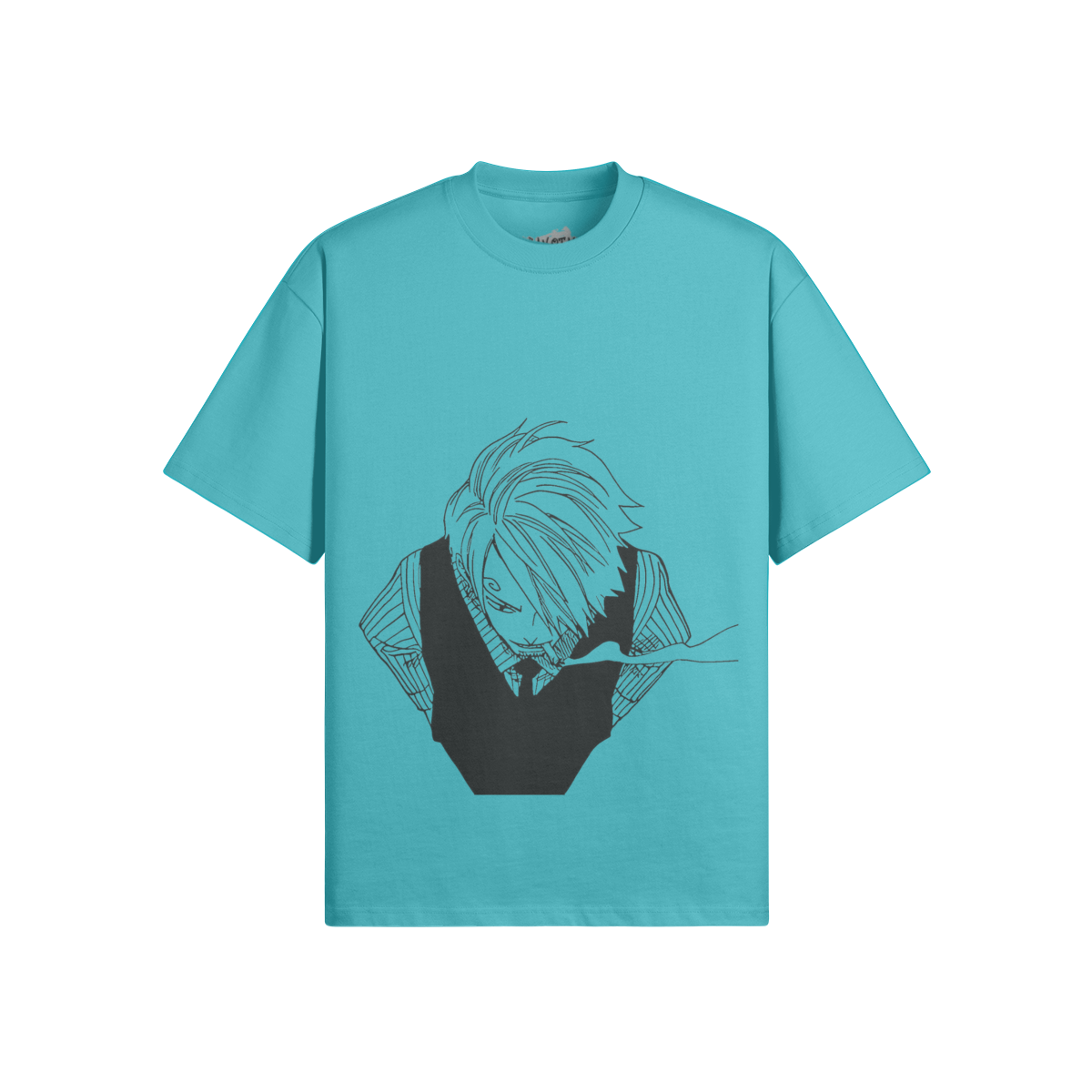Vinsmoke Sanji Graphic Shirt von PODpartner, schwarzes T-Shirt mit Sanji-Print, bequemes Casual-Design, für Fans der One Piece Serie