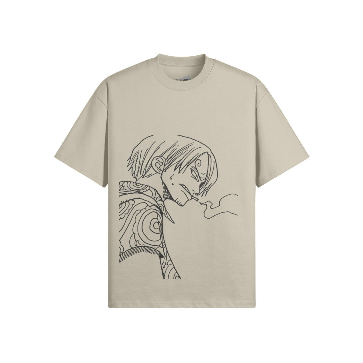 Vinsmoke Sanji Graphic Shirt von PODpartner, schwarzes T-Shirt mit Sanji-Design und grafischem Druck, bequem und stylisch.