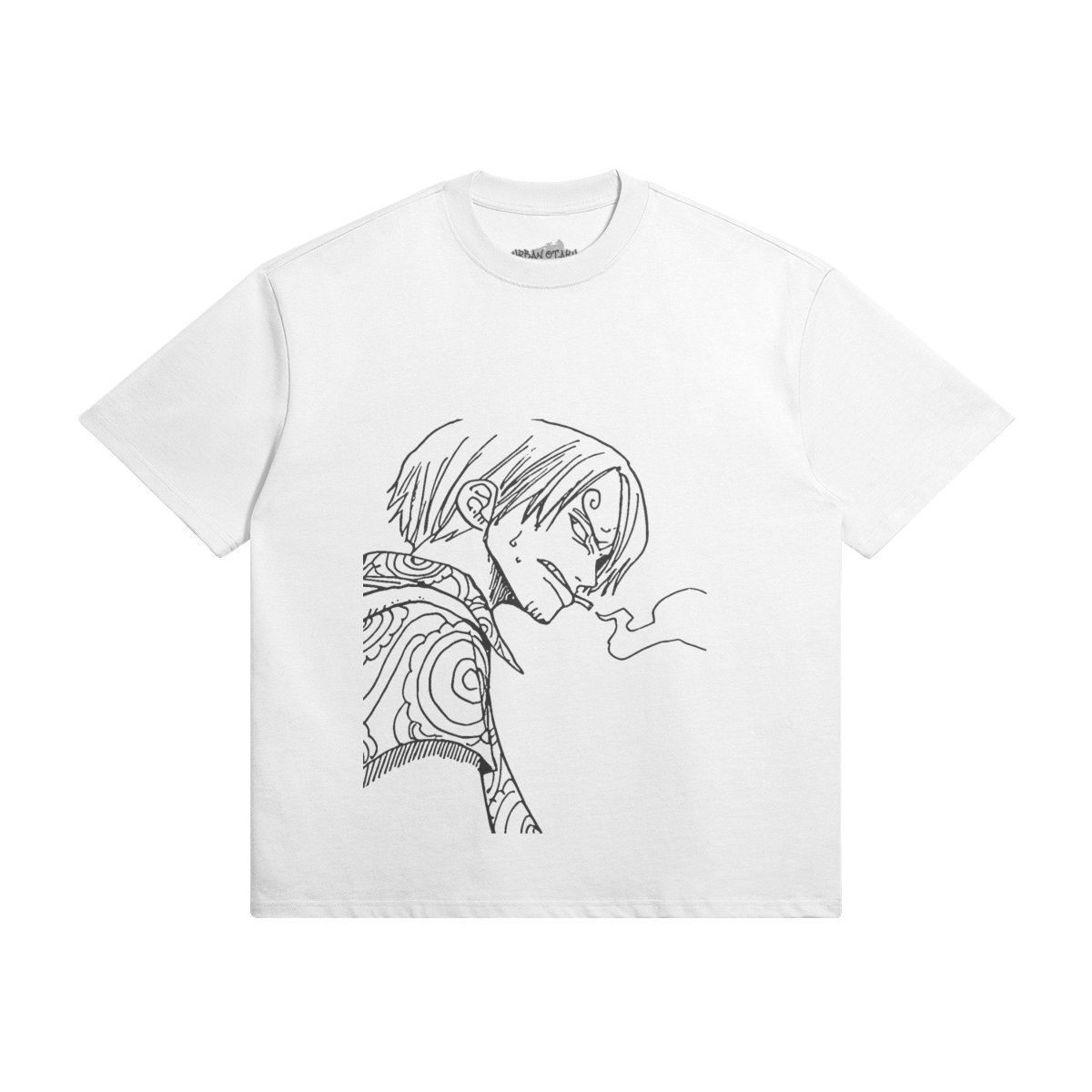 Vinsmoke Sanji Graphic Shirt von PODpartner, schwarzes T-Shirt mit Sanji-Print, casual Mode für Anime-Fans