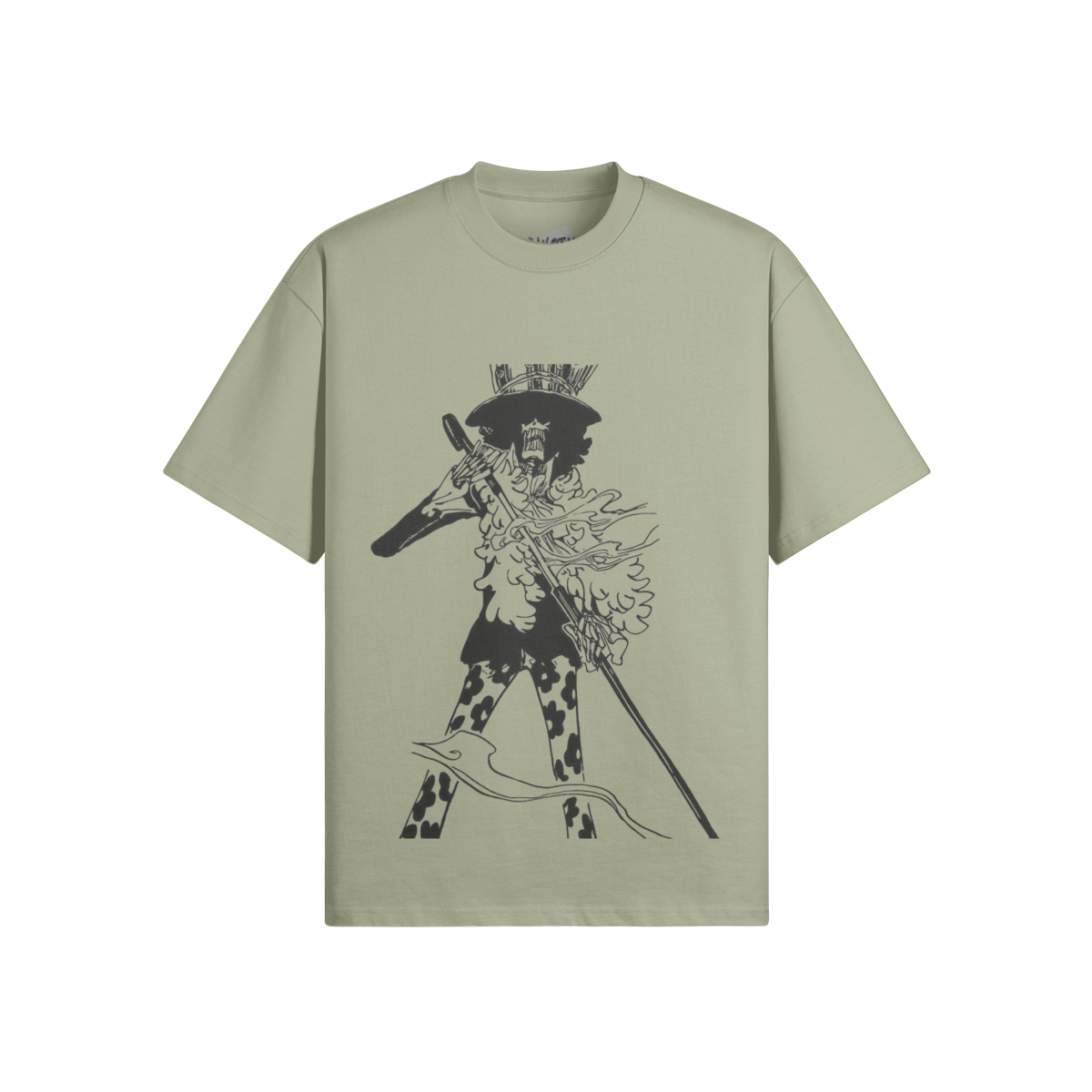 Grafisches Soul King Brook T-Shirt von PODpartner, zeigt ein detailliertes Design auf weichem Stoff, ideal für Fans des Musik-Styles