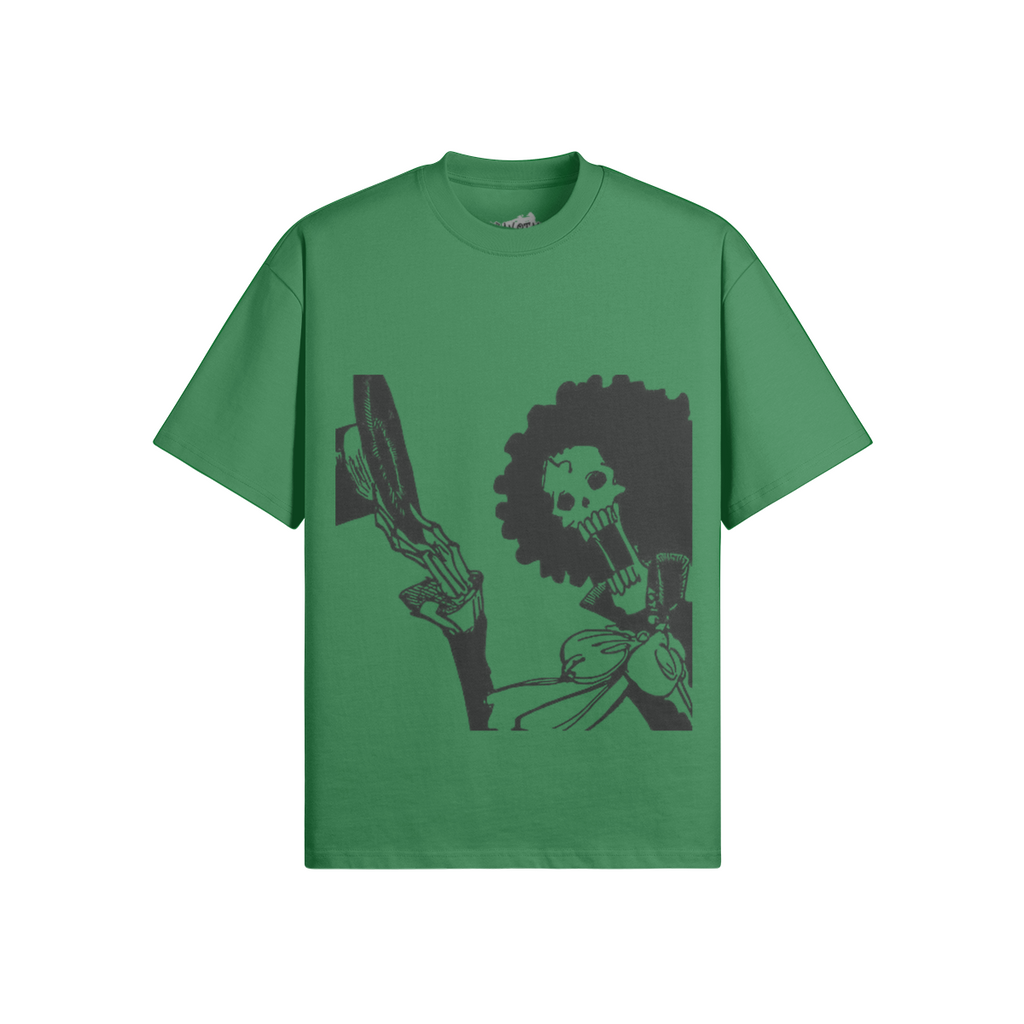 Grafisches Soul King Brook T-Shirt von PODpartner, zeigt ein farbenfrohes Design auf weichem Stoff, ideal für Fans des Musikstils.