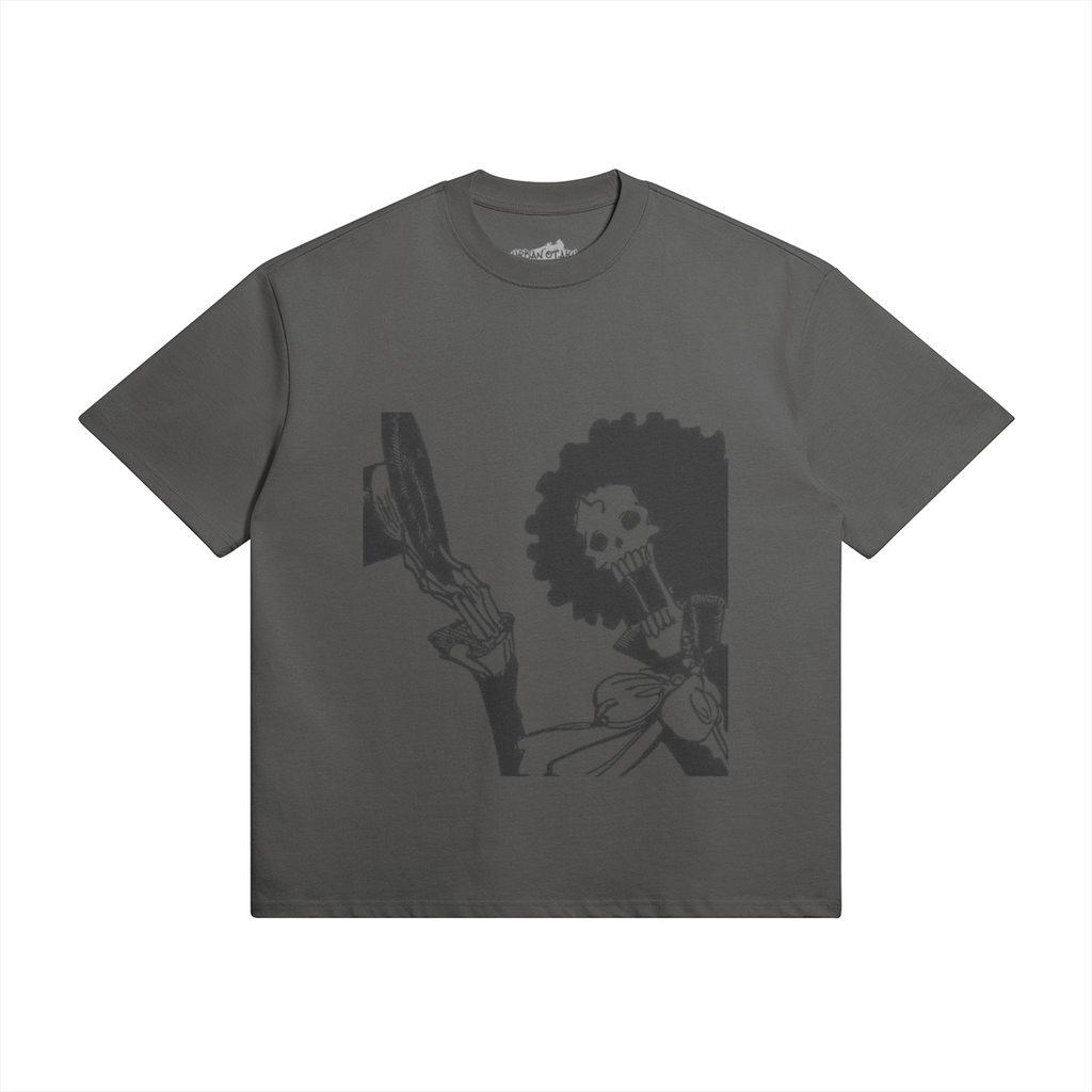 Grafisches Soul King Brook T-Shirt von PODpartner, mit auffälligem Druck auf weißem Baumwollshirt sichtbar.