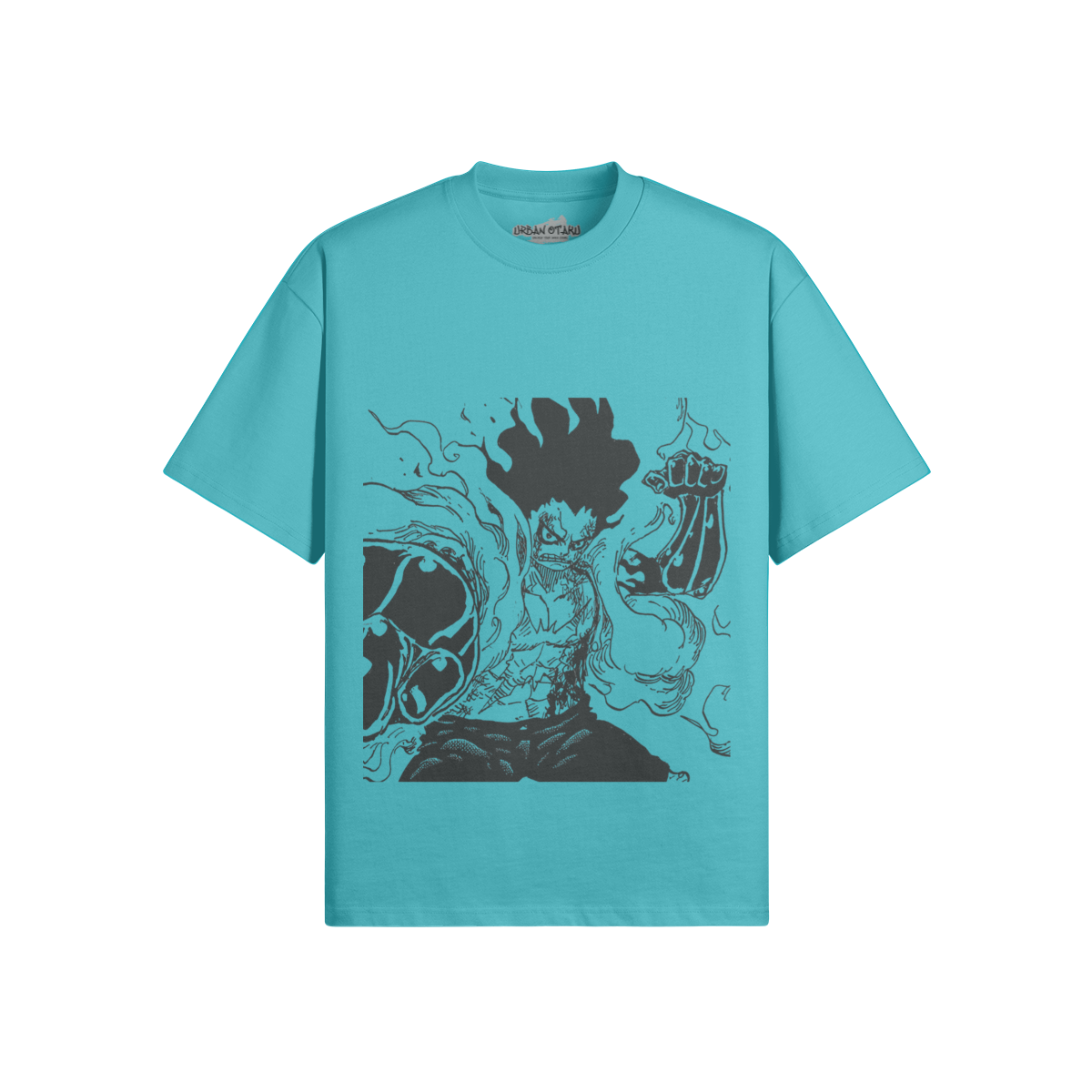 Herren-Shirt mit Monkey D. Ruffy Motiv von PODpartner, bequemes Baumwoll-Shirt im Anime-Design